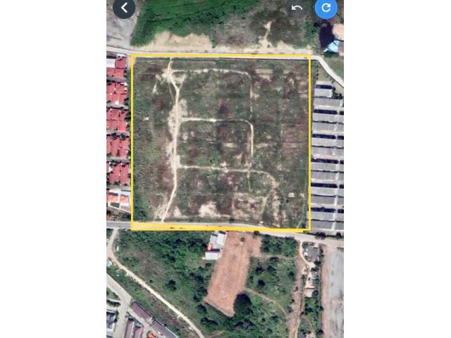 R624-054ขายที่ดิน 41-1-21ไร่ แปลงใหญ่ ถมสวย ใกล้ถนน 331 ต.บ่อวิน ที่ดินติดถนนคอนกรีต2ด้าน​​ รูปทรงสี่เหลี่ยม หน้ากว้างด้านติดถนนประมาณ 264 เมตร