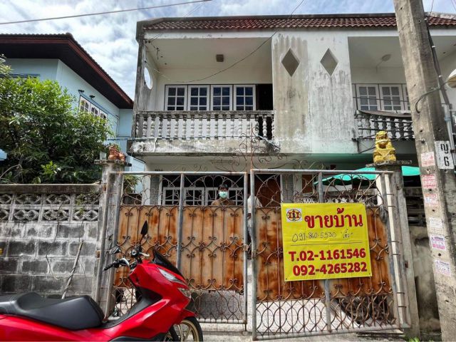 ขายบ้านแฝด อ.บาวบัวทอง จ.นนทบุรี 21วา 1.2ล T0966458046