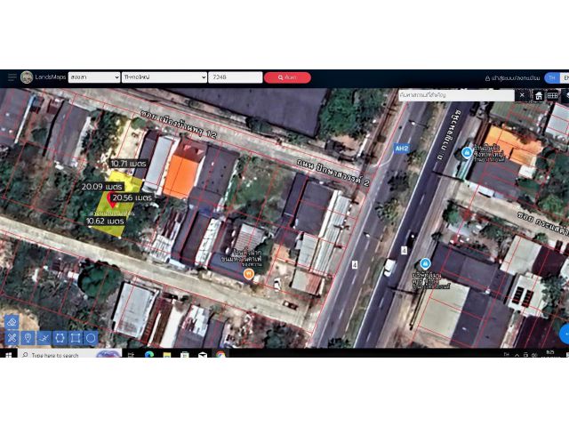 ขายที่ดิน2ห้อง50ตรว บ้านพรุ14 เยื้อง บ.หาดทิพย์