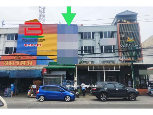 อาคารพาณิชย์ ใกล้มินิบิ๊กซี ท่าอิฐ เนื้อที่ 24 ตรว. ถนนรัตนาธิเบศร์ อ.เมือง จ.นนทบุรี