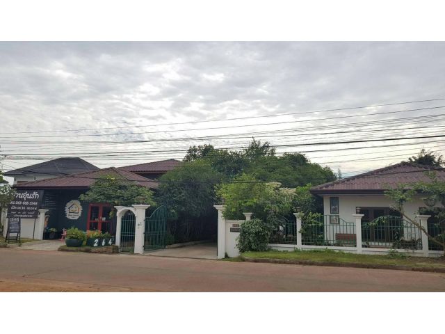 ขายบ้านอำเภอเมืองหนองคายพร้อมที่ดินและกิจการบ้านอุ่นรักร้านอาหาร+ร้านกาแฟ+ห้องพักรายวันใจกลางพร้อมอุปกรณ์เครื่องใช้