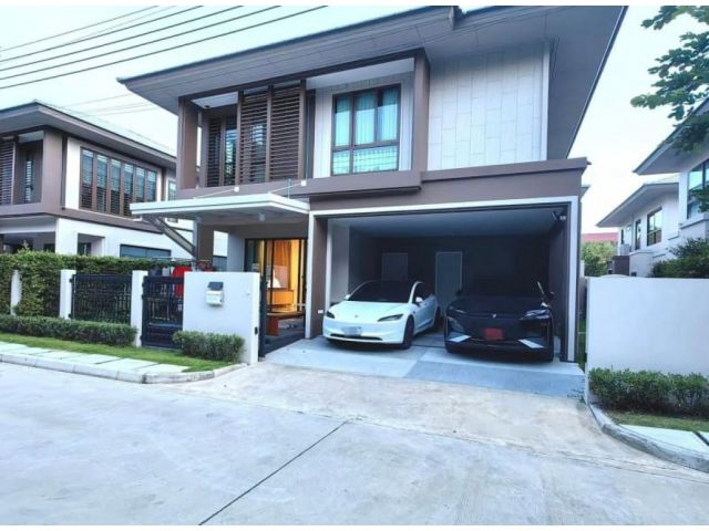 ให้เช่าบ้านใหม่ บุราสิริ กรุงเทพกรีฑา ใกล้โรงเรียนนานาชาติชั้นนำ