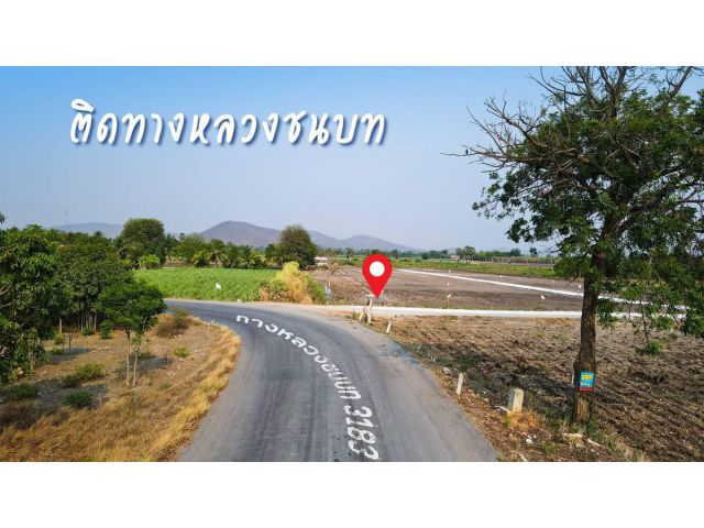 ที่ดินอู่ทองสุพรรณบุรี แบ่งขาย 200 ตรว.- 1 ไร่, 2 ไร่ ทำเลดีติดลาดยาง
