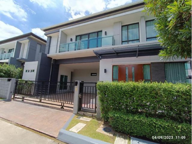 บ้านเดี่ยวให้เช่า พร้อมเฟอร์นิเจอร์ ในโครงการ เดอะ ซิตี้ บางนา กม. 7