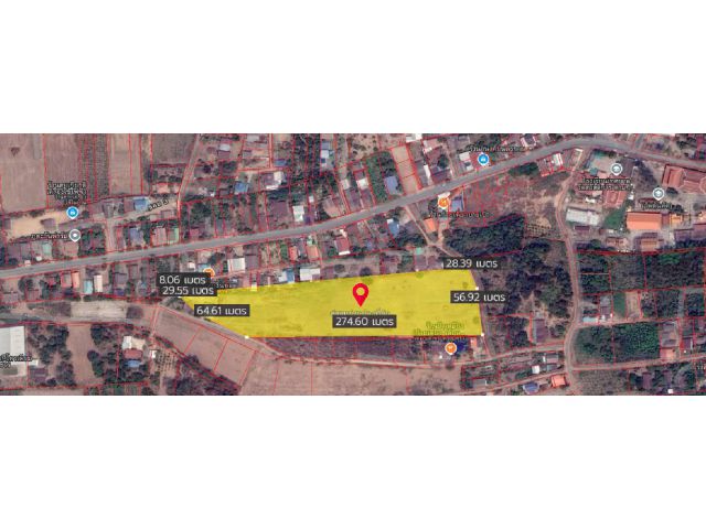 ขายที่ดินติดถนน1201 ตำบลเมืองสวรรคโลก อำเภอสวรรคโลก จังหวัด สุโขทัย 13 ไร่ 28 ตรว.