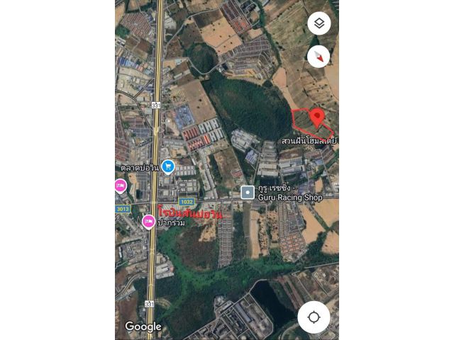 ที่ดิน 36 ไร่บ่อวิน อำเภอศรีราชา จังหวัดชลบุรี ไร่ละ 2.3 ล้าน เนินสูงไม่ต้องถม ที่ดินเดิม เหมาะสำหรับทำโรงแรม ,รีสอร์ทโฮ