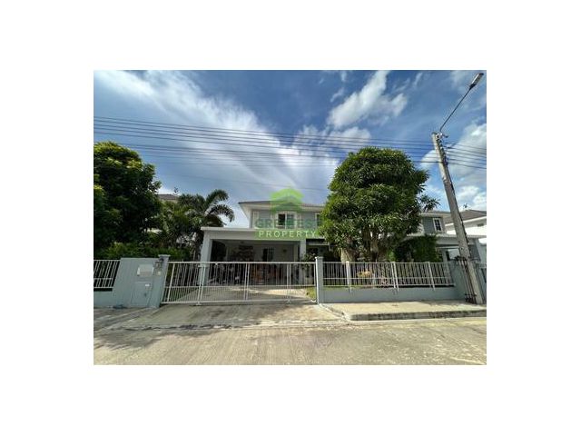 หมู่บ้าน วิลลาจจิโอ ปิ่นเกล้า-ศาลายา Villaggio Pinklao-Salaya ขายด่วน บ้านเดี่ยว 2 ชั้น เนื้อที่ 54 ตร.ว ทำเลดี บ้านสวย