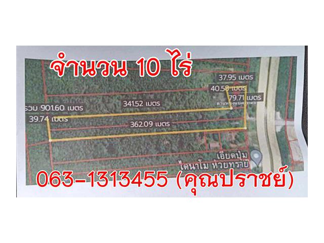 ขายดิน 10 ไร่ๆ ละ 1.3 ล้าน