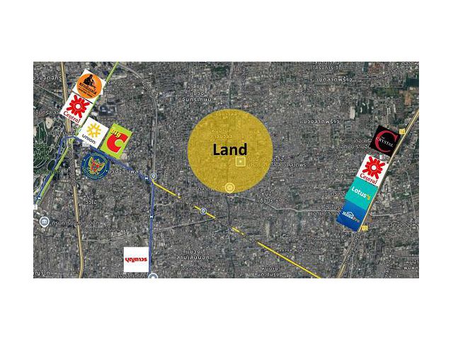 ขายที่ดินพร้อมบ้าน โซนลาดพร้าววังหินทำเลดี ถนนกว้าง