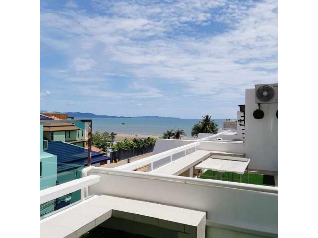 TH34 ให้เช่าบ้าน Townhouse วิวทะเลนาจอมเทียน  4 ห้องนอน 4 ห้องน้ำ