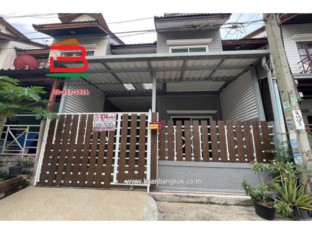 ทาวน์เฮาส์ หมู่บ้าน เอื้อประชา เนื้อที่ 20.3 ตรว. ถนนนวลจันทร์ เขตบึงกุ่ม