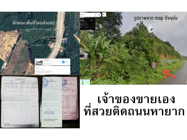 ที่ติดถนนหน้ากว้าง50เมตร 15ไร่ เอกสารเก่า ภบท.5 ขายถูก 2.5ล้าน ต.ทรายแดง