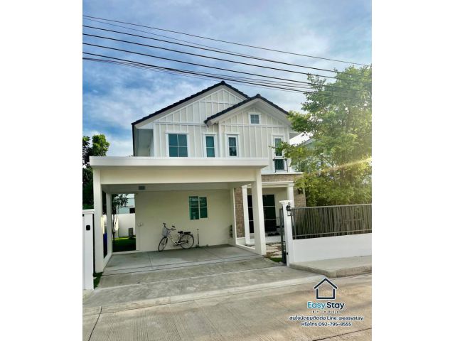 บ้านเดี่ยวให้เช่า หมู่บ้านวิลลาจจิโอ 2 ศรีนครินทร์-บางนา