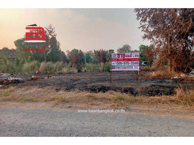 ที่ดินเปล่า บ้านสวนรีสอร์ท เนื้อที่ 70 ตรว. ถนนเลียบคลองห้า อ.คลองหลวง จ.ปทุมธานี