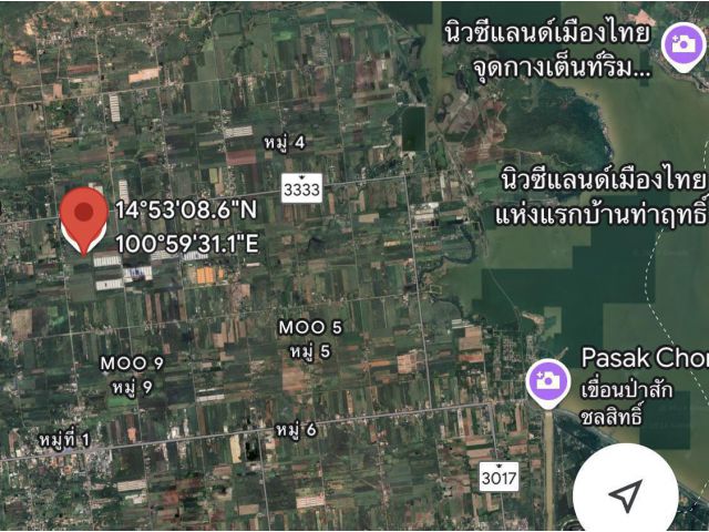 ราคาส่งท้ายปี โฉนด 4 ไร่  สองล้านพร้อมโอน ซอย 21 ห่างอำเภอ 3 กม.เจ้าของขายเอง