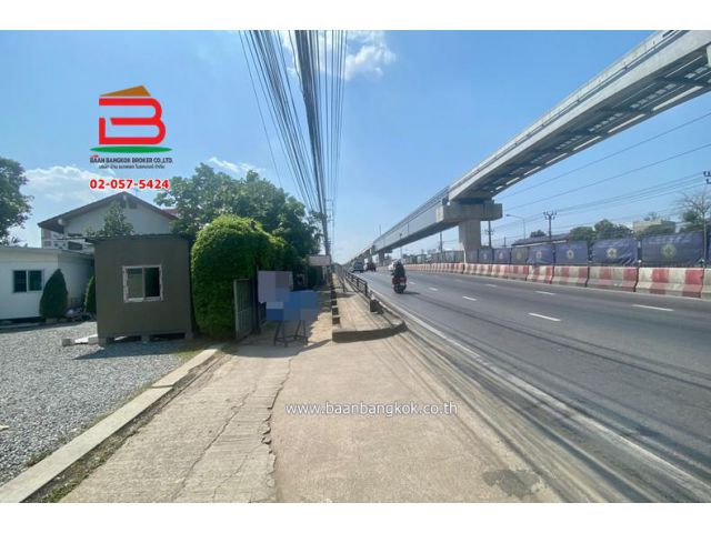 ที่ดินเปล่าถมแล้ว ติดถนนรามอินทรา เนื้อที่ 293 ตรว. ใกล้แม็คโคร รามอินทรา ถนนรามอินทรา แขวงบางชัน เขตมีนบุรี กรุงเทพฯ