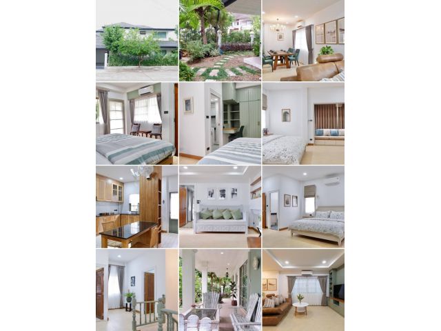 ขายบ้านเดี่ยวในโครงการ 5 ห้องนอน 6 ห้องน้ำ ติดถนนเชียงใหม่หางดง ใกล้เซ็นทรัลแอร์พอร์ต, สนามบินเชียงใหม่