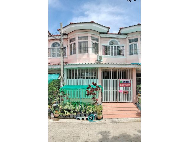 ขายถูกมาก!! ทาวน์เฮ้าส์ 2 ชั้น หมู่บ้านพี.เค. การ์เด้นท์ ประชาอุทิศ 90 บ้านสวยพร้อมอยู่ ใกล้บิ๊กซี วงแหวนกาญจนาฯ