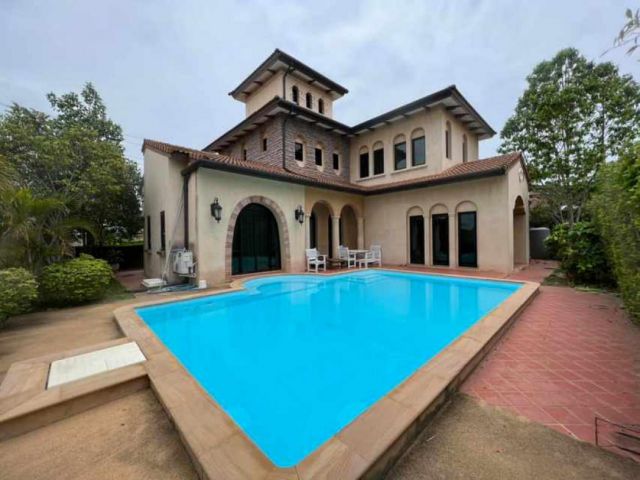 H313 ให้เช่า บ้านเดี่ยว Pool Villa  ณุศา ชีวาณี พัทยา ใกล้ หาดบางเสร่ หาดบ้านอำเภอ