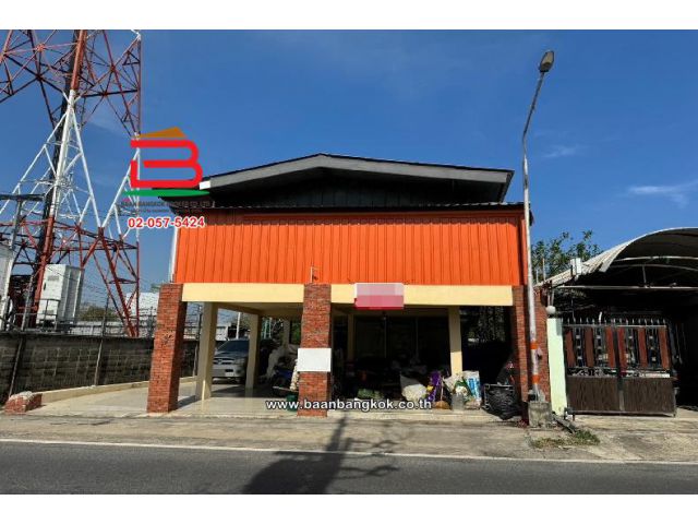ที่ดินพร้อมบ้าน ซอยวัดมะขาม เนื้อที่ 34.8 ตารางวา ใกล้ตลาดพูนทรัพย์ อ.เมือง ปทุมธานี