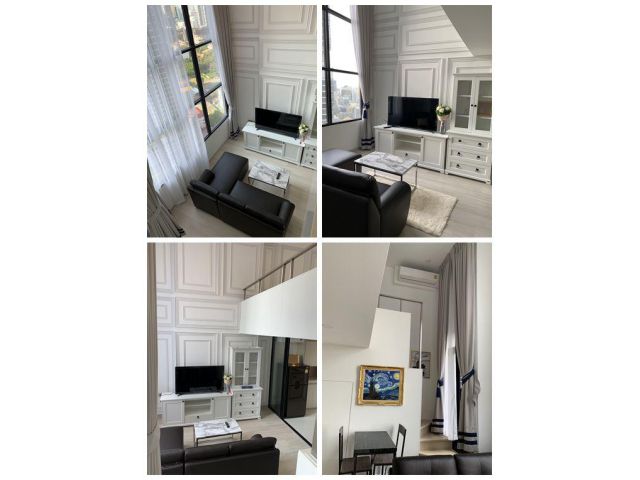 ให้เช่าคอนโด Knightsbridge Prime สาทร ใจกลางสาทร ห้อง duplex มีบันไดเดือนขึ้นชั้น 2 ได้ โทร 090-963-949หก