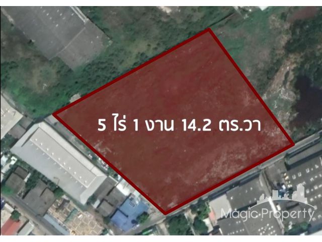 ขายที่ดิน พื้นที่สีม่วง 5 ไร่ ใน ตำบลแพรกษา อำเภอเมืองสมุทรปราการ จังหวัดสมุทรปราการ