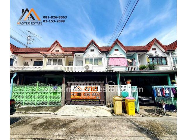 เรือนขวัญ ทาวน์เฮาส์ 2 ชั้น 18 ตร.ว. สุดยอดทำเลโซนเมือง มี 2 ห้องนอน 2 ห้องน้ำ อ.เมือง จ.นนทบุรี