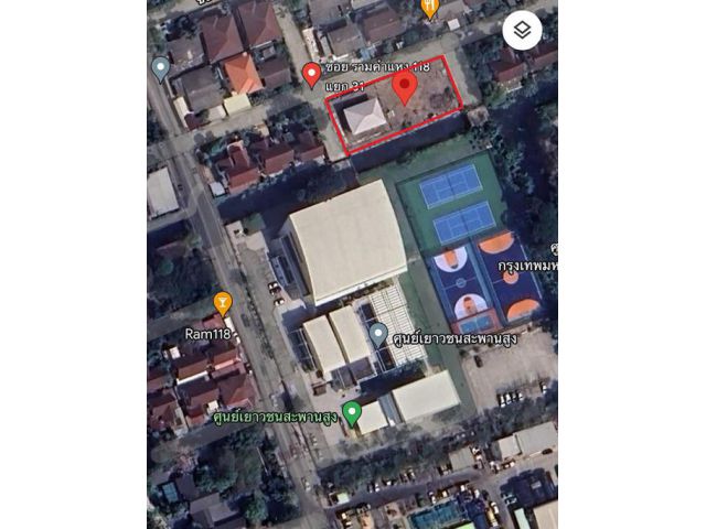 ขายที่ดินพร้อมสิ่งปลูกสร้าง ใกล้รถไฟฟ้าสายสีส้ม ซ.รามคำแหง 118 แยก 31 ขนาด 266 ตารางวา แปลงสวย เหมาะสร้างบ้านพักอาศัย