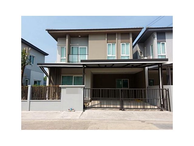 ให้เช่าบ้านเดี่ยว หมู่บ้านแกรนด์พลีโน่บางนา กิ่งแก้ว 37 พร้อมอยู่ (N.1544)