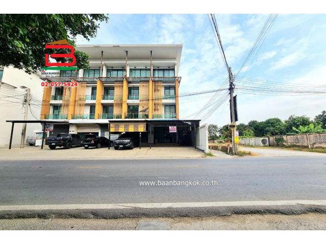 อาคารพาณิชย์ บางใหญ่-บางคูลัด 9 เนื้อที่ 24.1 ตรว. ถนนกาญจนาภิเษก อ.บางใหญ่ จ.นนทบุรี