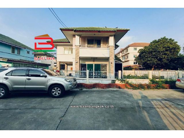 บ้านเดี่ยว 2 ชั้น โครงการ งามเจริญ บางบัวทอง เนื้อที่ 64.2 ตรว. ซ.ลำโพ 4 ถนน กาญจนาภิเษก อ.บางบัวทอง นนทบุรี