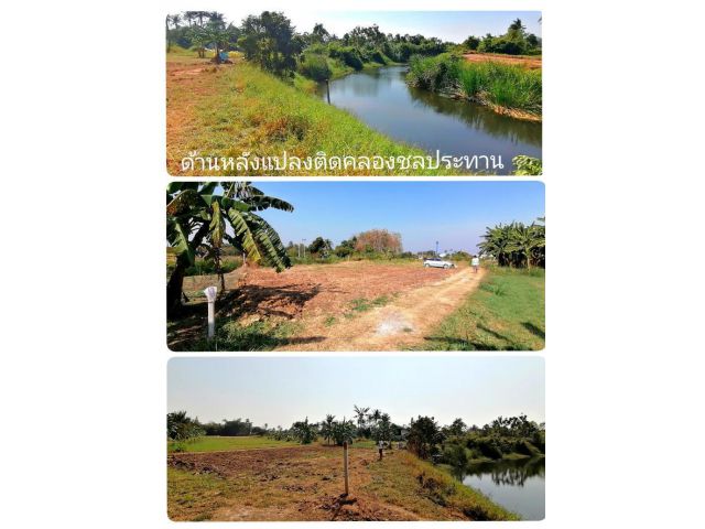 ขายด่วนที่ดินติดคลอง​ชล​ อ.เมือง​นครปฐม​