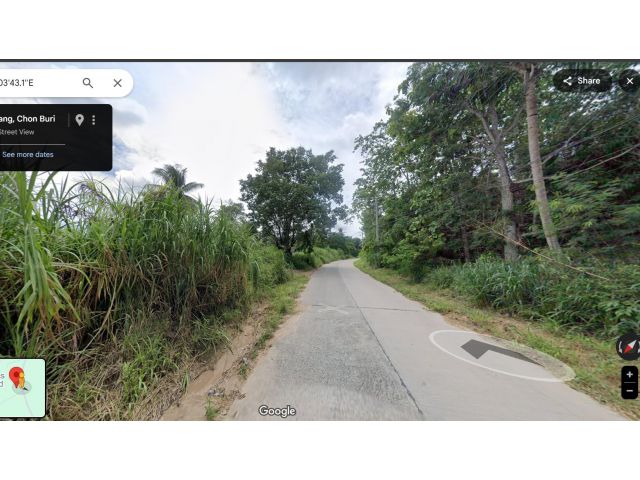 ขายที่ดินชลบุรี ถนนมาบบอน-เขาตะแบก