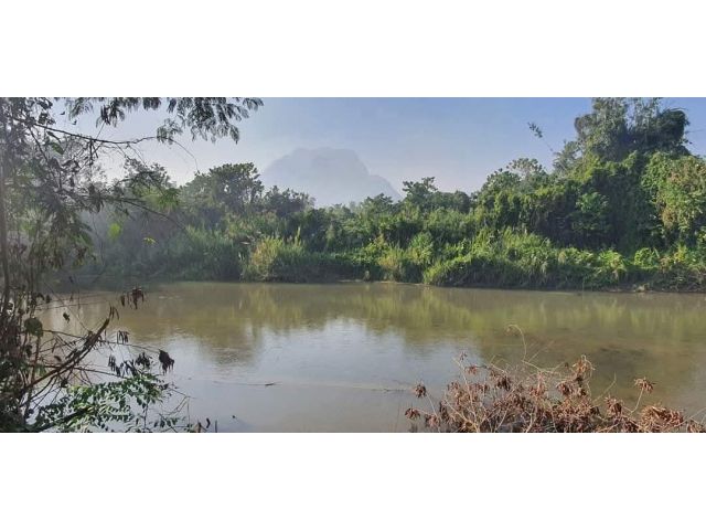 ขายที่ดินติดน้ำปิงเชียงดาววิวดอยหลวงโฉนดพร้อมโอน