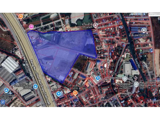 ขายที่ดิน ติดถนนบางนา-ตราด กม.39 ใกล้นิคม อารยะ ( นิคมฯใหม่ 4,600 ไร่ มูลค่า 2 หมื่นล้านบาท ) เนื้อที่ 45 ไร่ 3 งาน 30.3