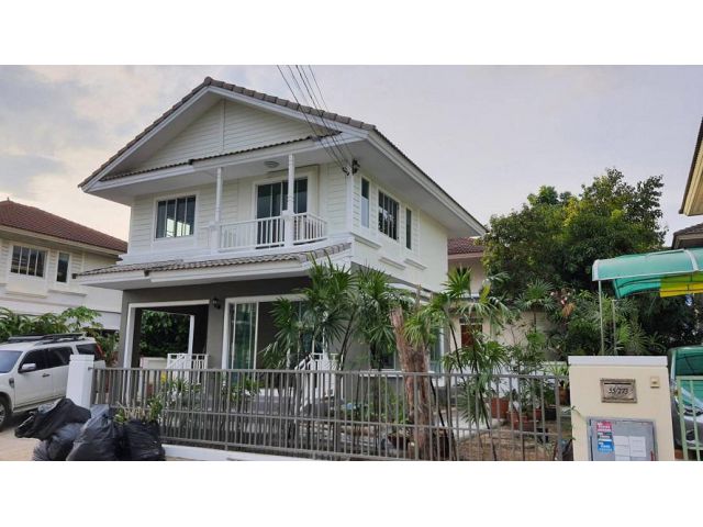 U1121 ให้เช่า บ้านเดี่ยว 2 ชั้น ม.พฤกษ์ลดา1 รังสิต คลอง 4 Pruklada 1 ลำลูกกา คลอง 4  บ้านพร้อมเฟอร์ครบ ทำเลดีเดินทางสะดว