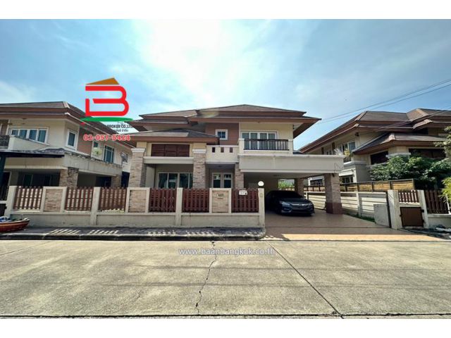บ้านเดี่ยว หมู่บ้าน เศรณีรายา 1 (ซอยนาวงประชาพัฒนา 21) เนื้อที่ 60 ตารางวา แขวงสีกัน เขตดอนเมือง