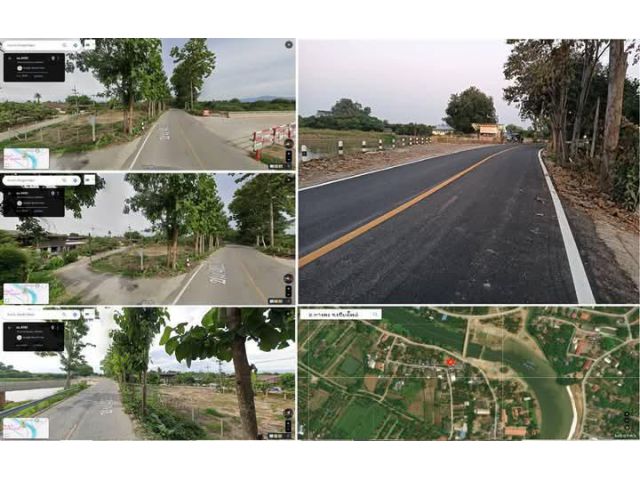 ขายที่ดินติดถนนเลียบแม่น้ำปิงวิวสวยภูเขาโฉนดพร้อมโอน