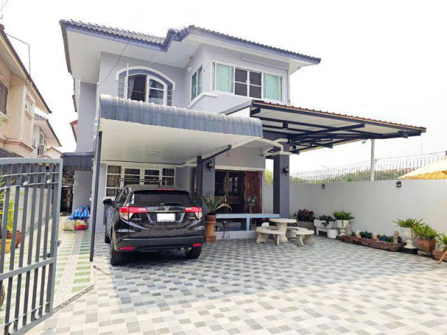 ขายบ้านเดี่ยว บ้านสวยริมธาร 2 ทวีวัฒนา พุทธมณฑล สาย 3 เนื้อที่ 57 ตร.ว. บิ้วอินท์ใหม่ ทำเลดี