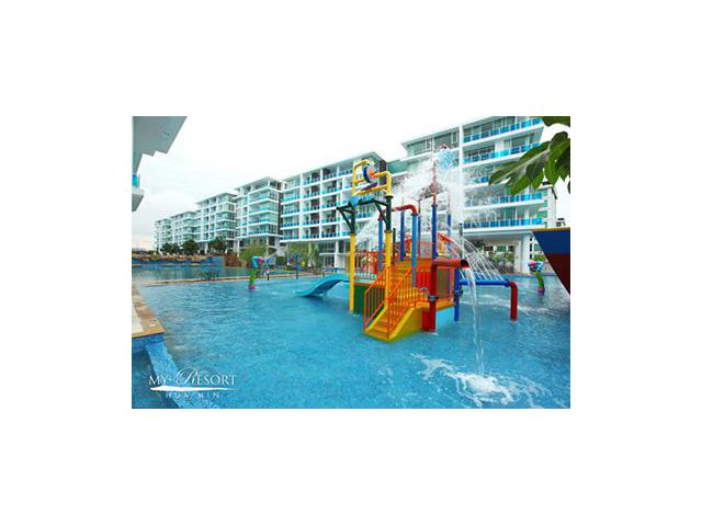 Condo My resort Huahin คอนโดสวยใกล้ทะเลสวนน้ำสระว่ายน้ำใหญ่