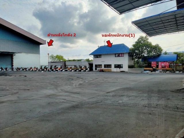 #ขายและให้เช่าโกดังคอกกระบือ สมุทรสาคร ติดถนนใหญ่พระราม2  ที่ดิน 7ไร่ 330 ตร.ว (พื้นที่สีส้ม)