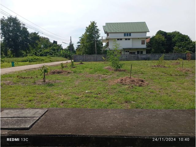 ขายที่ดินทำเลดี หมู่บ้านฮันนี่ พุทธมณฑลสาย 1   ขนาด 407 ตร.ว. แปลงสวย ติดถนน 2 ด้าน  หน้ากว้าง 30 ม.