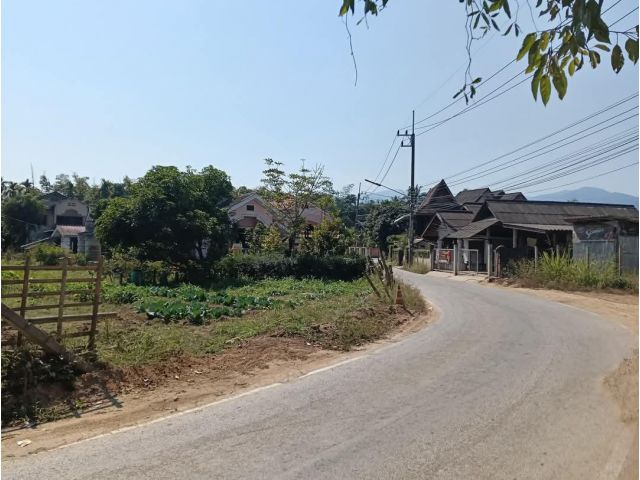 ขายที่ดินตำบลแม่แรมแม่ริมใกล้คุ้มเสือติดถนนพร้อมโอน