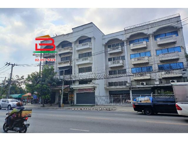 อาคารพาณิชย์ 4 ชั้นครึ่ง ตรงข้ามสายไหม 81 เนื้อที่ 17.6 ตรว. ใกล้ตลาดวงศกร เขตสายไหม