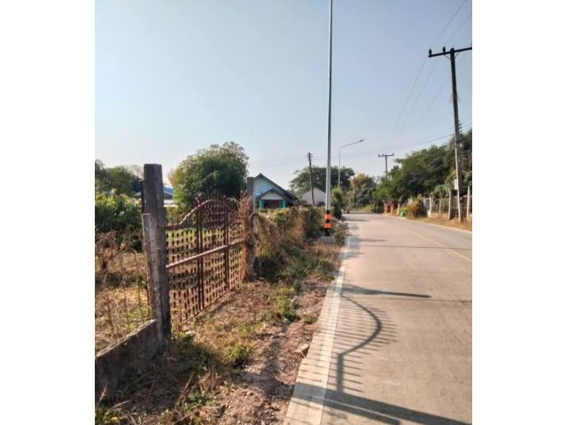 ขายที่ดินติดถนนบ้านกาดทุ่งศาลาแม่วางหน้ากว้างพร้อมโอน