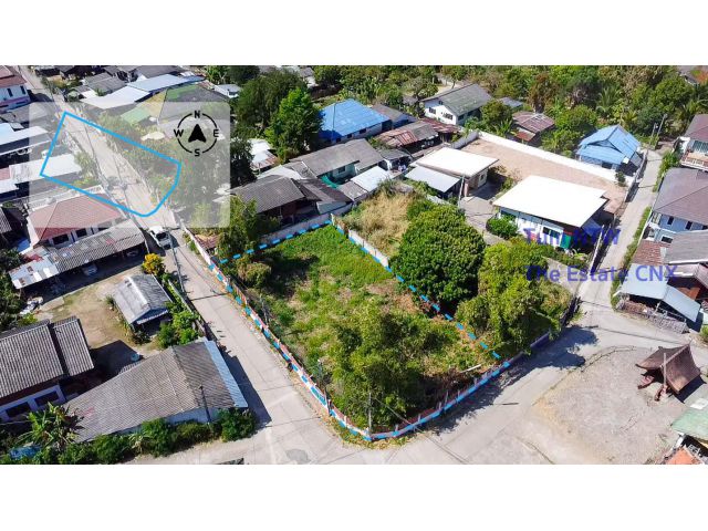 C732 ขายที่ดิน หางดง ที่ดินแปลงมุม พร้อมสร้างบ้าน พื้นที่ 162 ตร.ว ต.หนองควาย เชียงใหม่