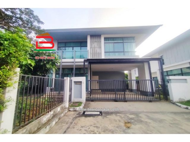 บ้านเดี่ยว โครงการ เศรษฐสิริ แจ้งวัฒนะ-ประชาชื่น เนื้อที่ 59.4 ตรว ถนนแจ้งวัฒนะ ตำบลบ้านใหม่ อำเภอปากเกร็ด จังหวัดนนทบุรี