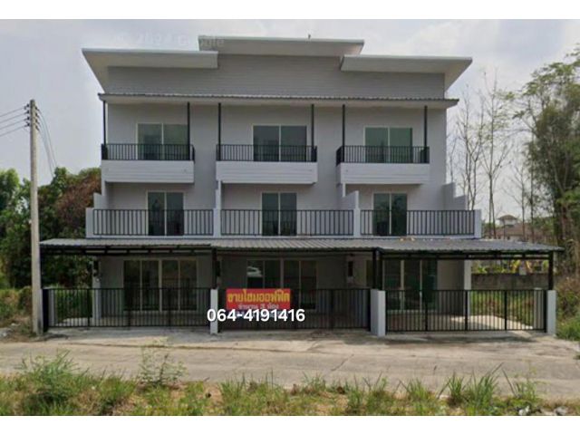 #*ขายเหมา ตึกแถวโฮมออฟฟิต3ชั้นรวม3คูหา104ตร.ว.อยู่ปากทางบ้านดอนแก้ว อ.แม่ริม ใกล้ถนนสายวงแหวน3อุโมงค์ดอนแก้ว500ม.ถูกๆ