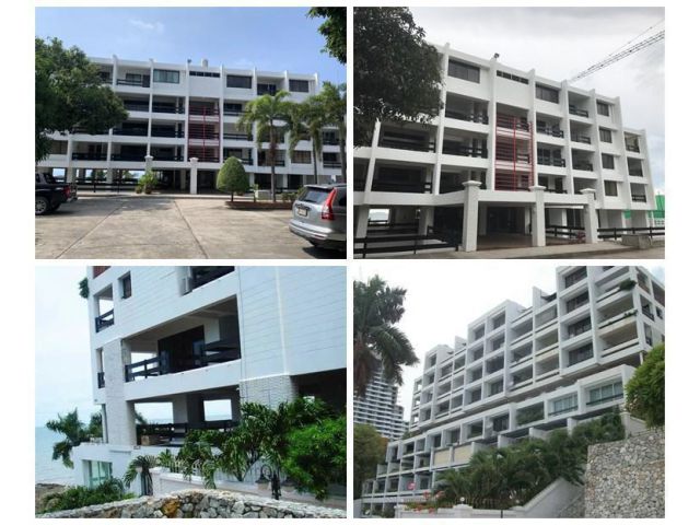ขาย ผิงผา คอนโดมิเนียม พัทยา ติดทะเล ตกแต่งเรียบง่าย 2 ห้องนอน 1 ห้องน้ำ ชั้น 5 Tel. 063-289-7879