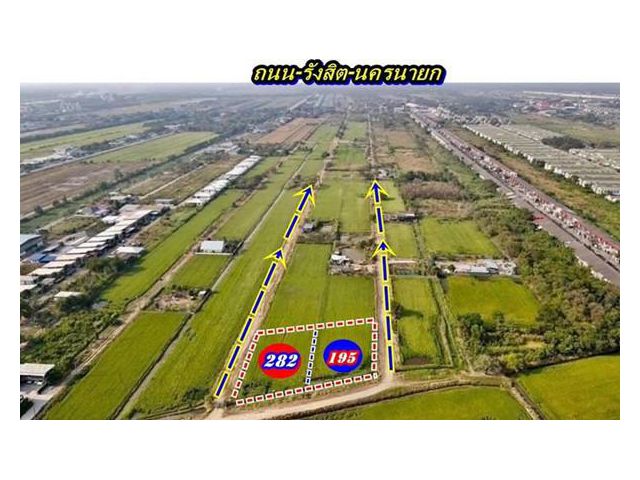 ที่ดินถมแล้วแปลงริมแปลงมุมติดถนน2.ด้านใกล้ตลาดที่คลอง11ธัญบุรี-T.062-1574449